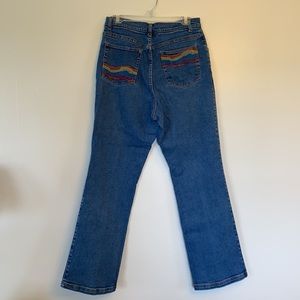 Denim & Co. - embroidered high rise mom jean, 14